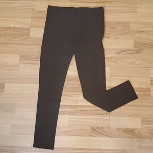 Black moto jeggings